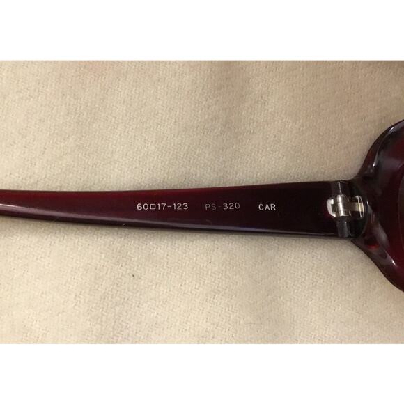 Paul Smith Ruby Red Women’s Oval Sunglasses Style Ps 320 - Picture 7 of 7